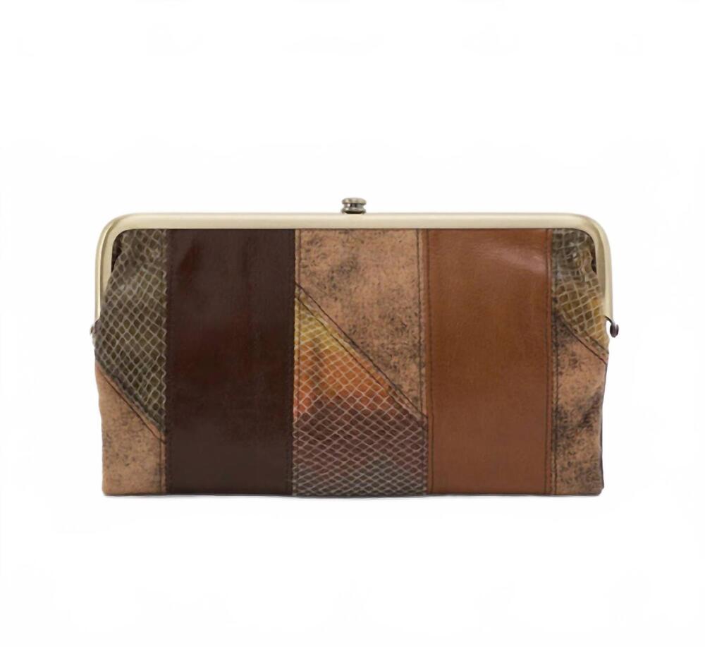 NEW HOBO women's lauren wallet in mocha